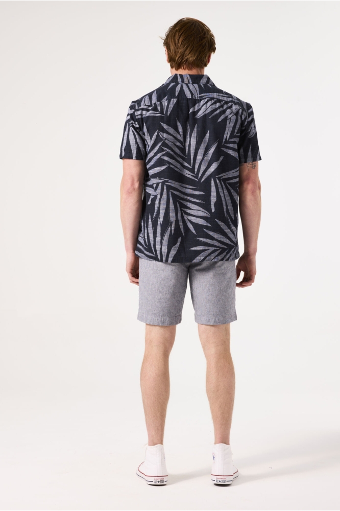 OVERHEMD MET ALLOVER PRINT D51093 326 CHAMBRAY